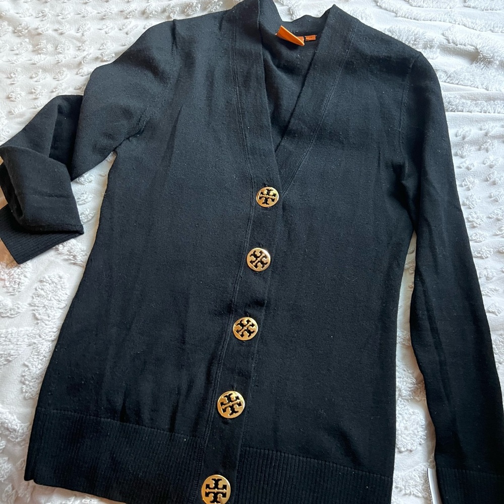 Tory Burch Black Sweater Size XS - Picture 5 of 10
